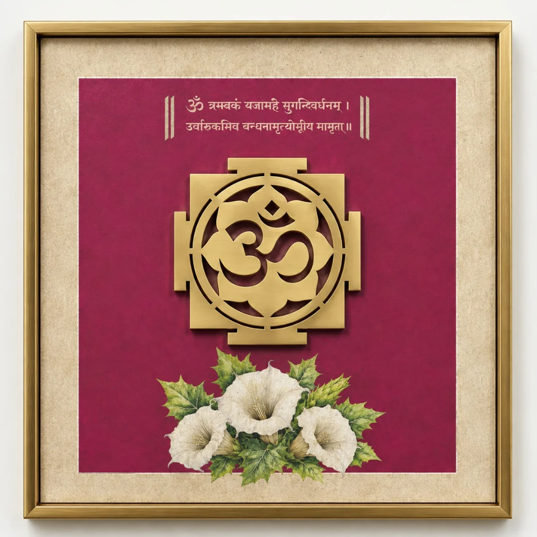 Mahamrityunjaya Mantra – Sacred Om Yantra thumbnail 2