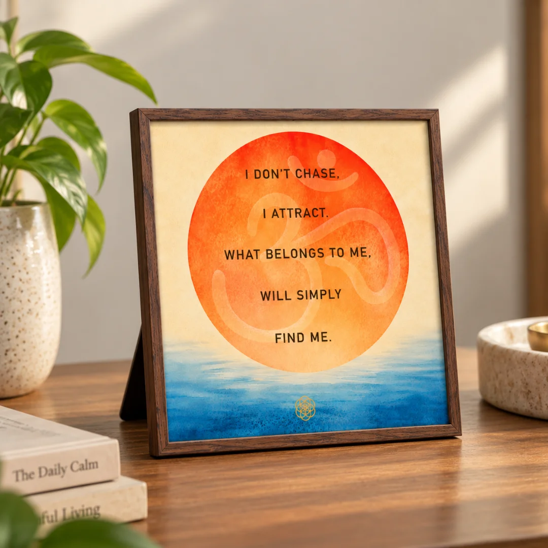 I Attract What Belongs to Me – Manifestation Art