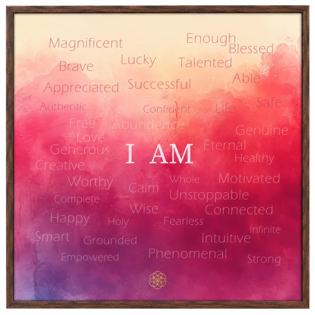 I AM – Positive Affirmation Art thumbnail 3