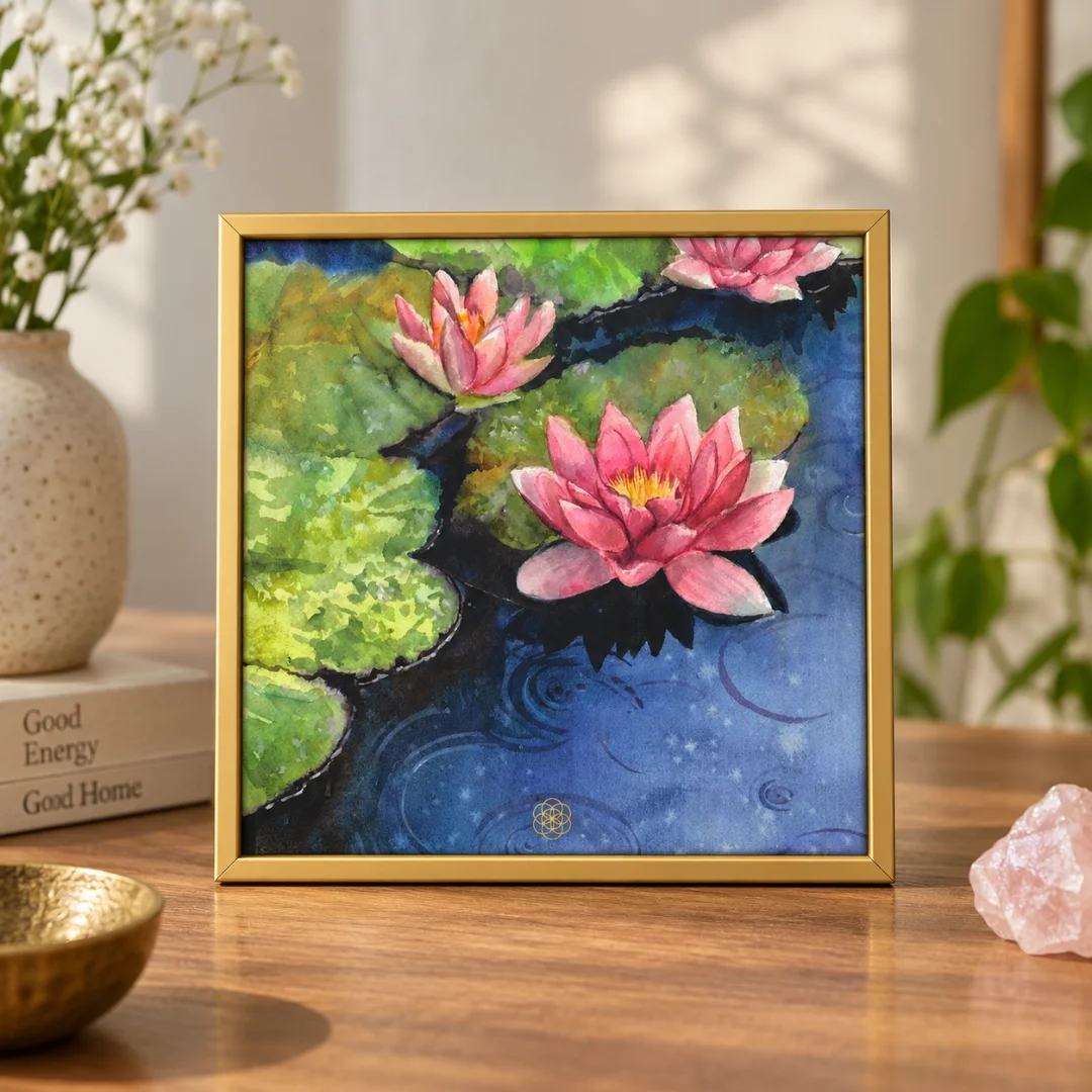 Lotus Pond – Vastu Art for Peace & Prosperity