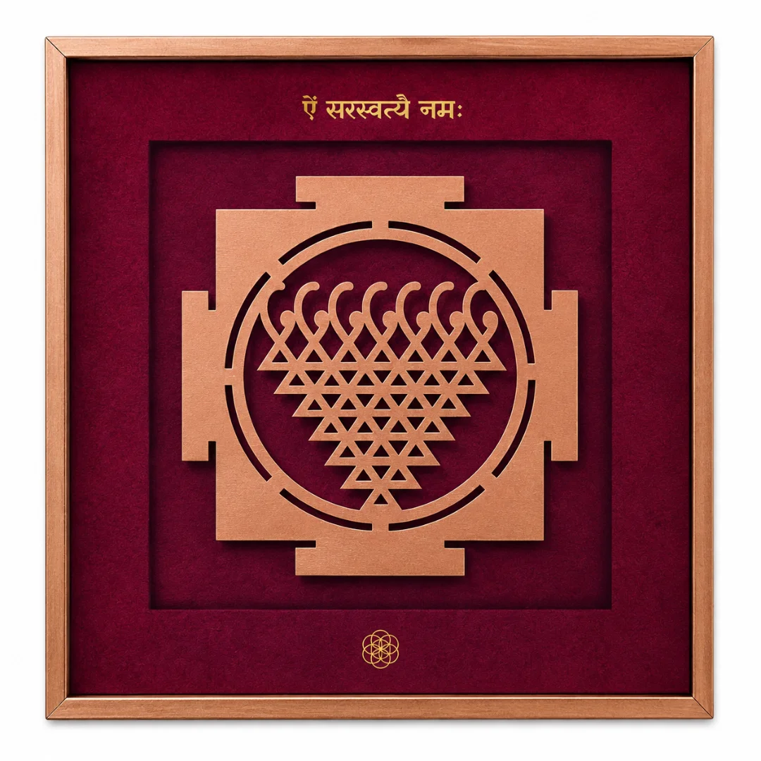 Saraswati Yantra – Wisdom & Learning thumbnail 3